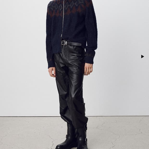 미개봉새상품 토니웩 모헤어 집업 니트 L사이즈