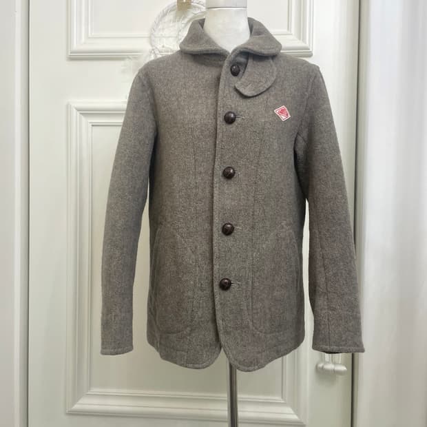 DANTON graybrown original wool coat