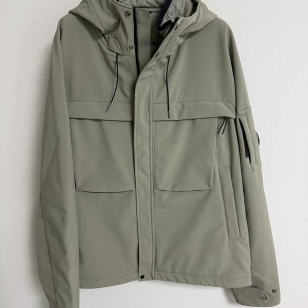 Cp컴퍼니 렌즈 와펜 쉘 후드자켓