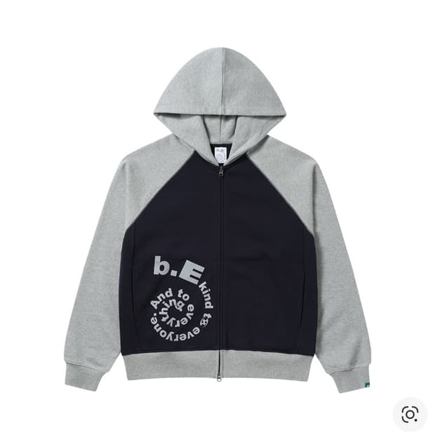 산산기어 X 뷰티풀 집업 후디 네이비