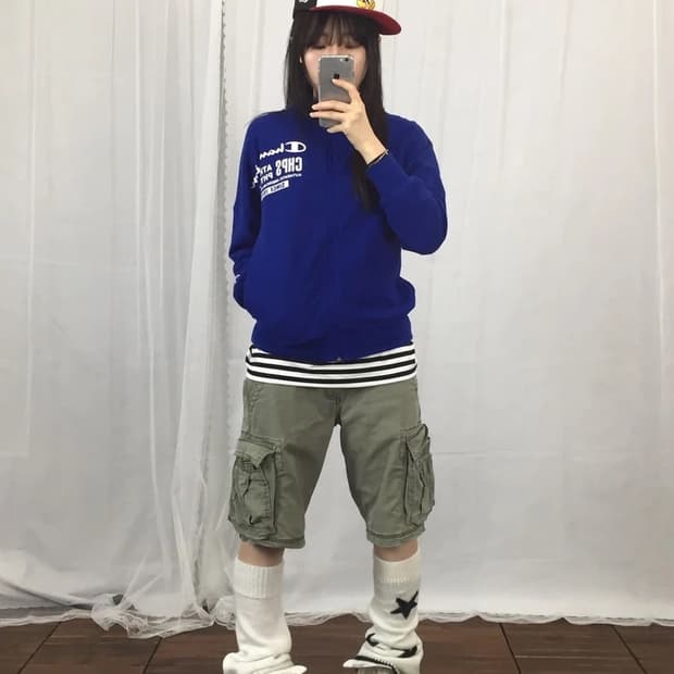 Champion Big Logo Zip Sweatshirt