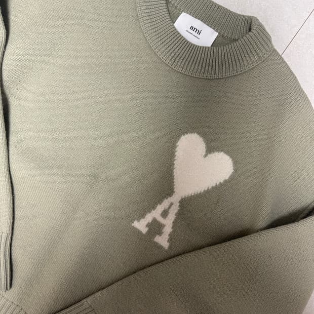 아미(AMI) 안타르시아 니트(세이지그린/S)