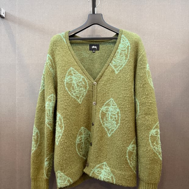 스투시 모헤어 가디건