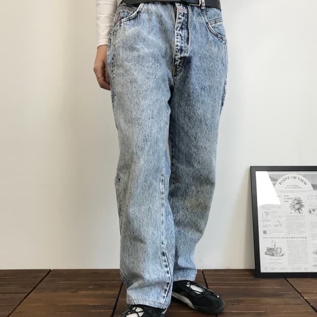 Edwin Vintage Light Wash Tapered Pants