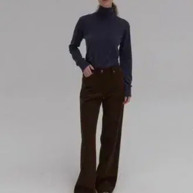 the rye 더라이 코듀로이 와이드팬츠