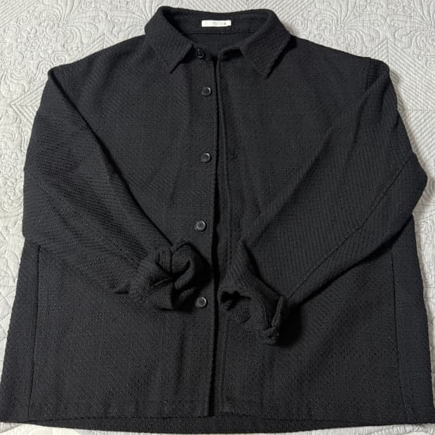 ZARA 블랙 셔츠 가디건