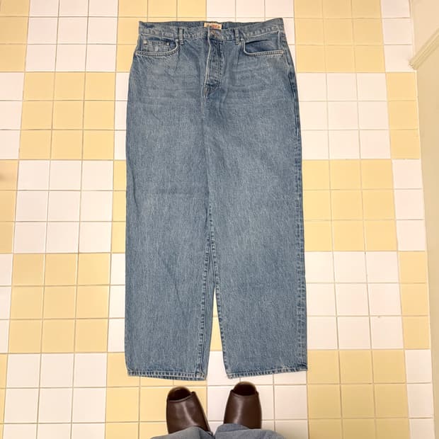 스투시 빅올진 데님 팬츠