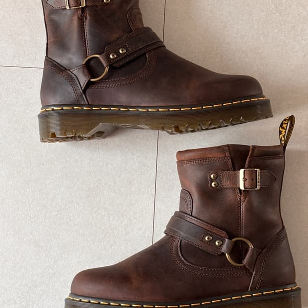 닥터마틴 크레이호스 앵클부츠 / 바이커 엔지니어 UK9 (280)