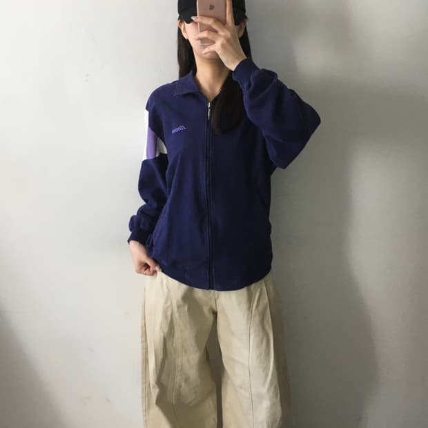미즈노 배색 트랙탑져지