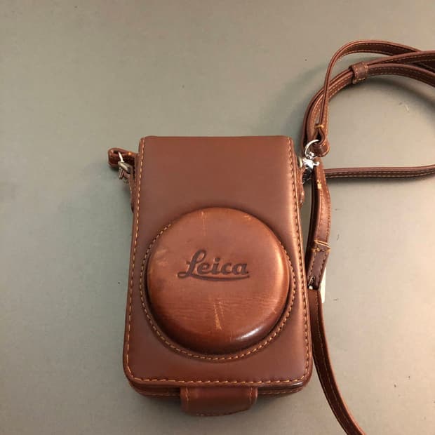 라이카 D-LUX 파나소닉 LX100 브라운 레더 가죽 속사 케이스
