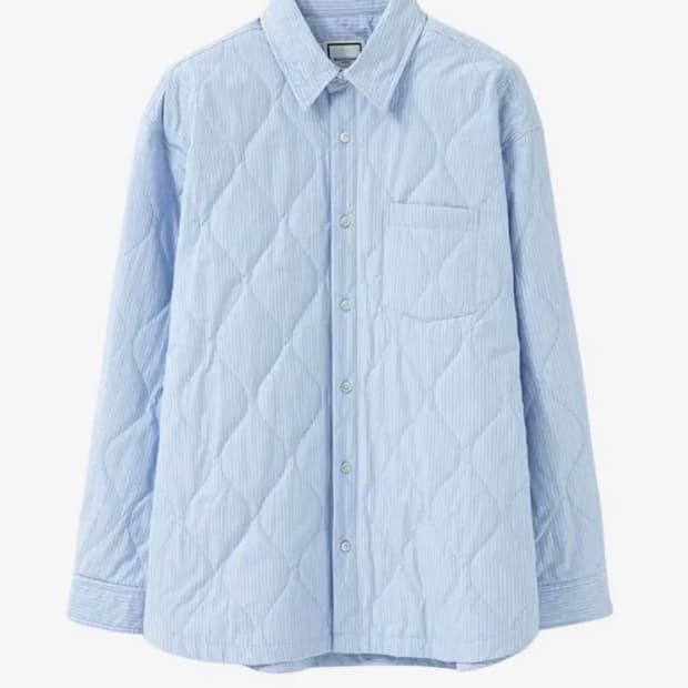 [새상품] 우영미 스트라이프 퀼티드 셔츠 48