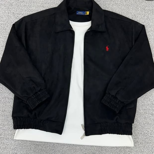 폴로 랄프로렌 스웨이드 자켓