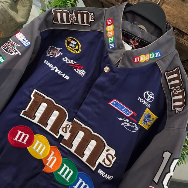 VINTAGE 빈티지 m&m 레이싱자켓