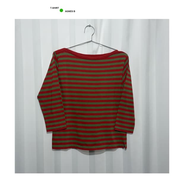 아네스베 스트라이프 티셔츠