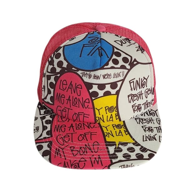 stussy) 00s 올드 스투시 펑키 프레시 기어 트러커 캡