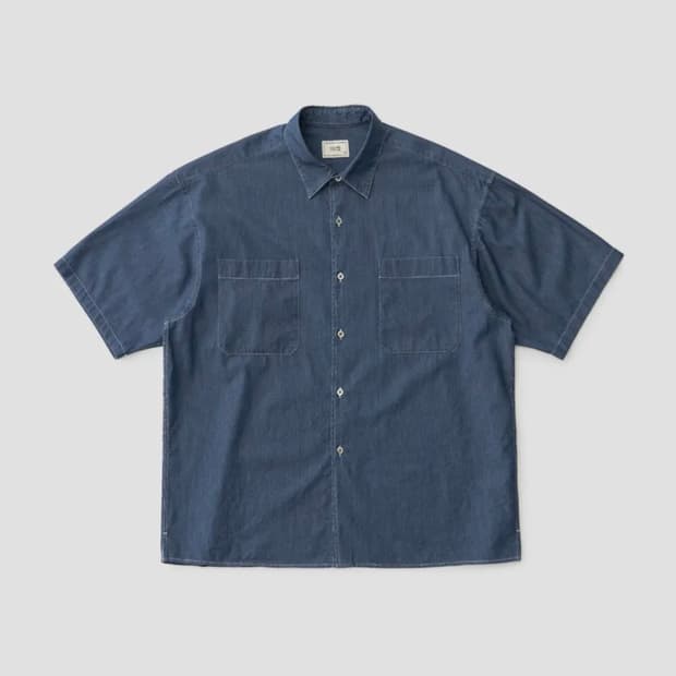 어나더오피스 writer denim shirt (indigo) 2사이즈