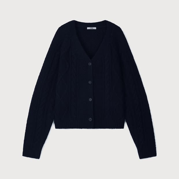 에토스 가디건 네이비