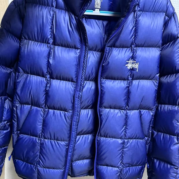 스투시 미드웨이트 퍼퍼 아이리스 m 