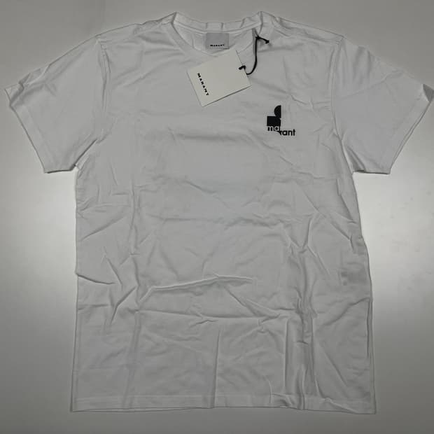 이자벨마랑 Marant 로고 반팔 티셔츠 화이트 L / 택달린 새상품