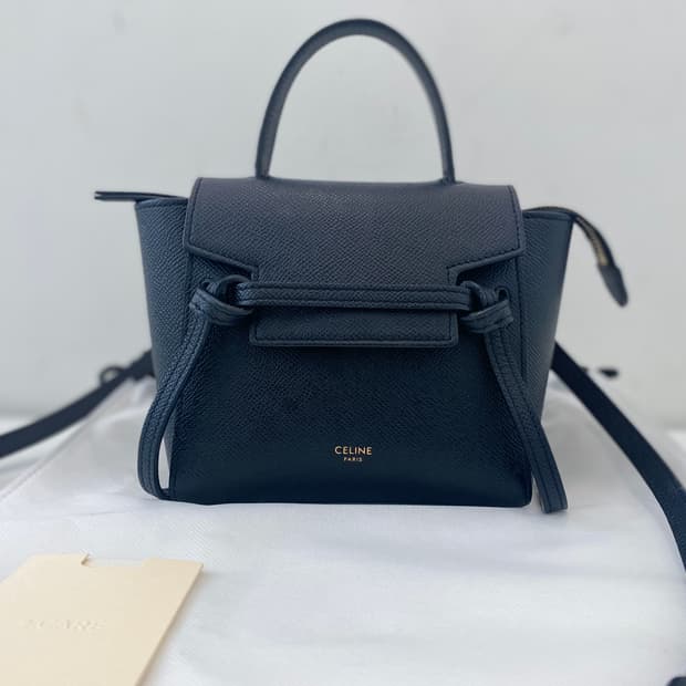 셀린느 피코 블랙 벨트백