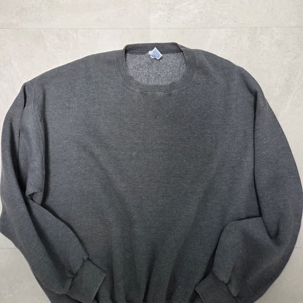 90s 러셀 애슬레틱  '차콜 그레이' 스웨트셔츠
