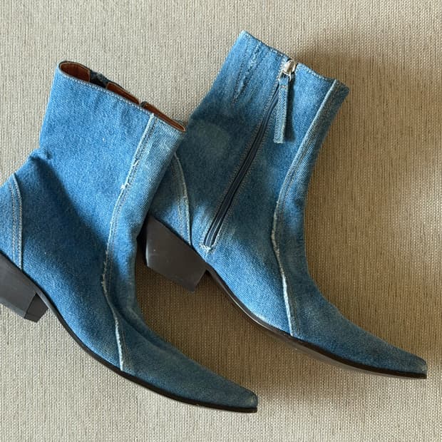 Acne Studios 데님 부츠