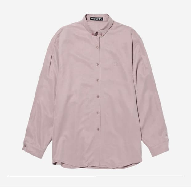 미스치프 텐셀 돌먼 셔츠 핑크 베이지