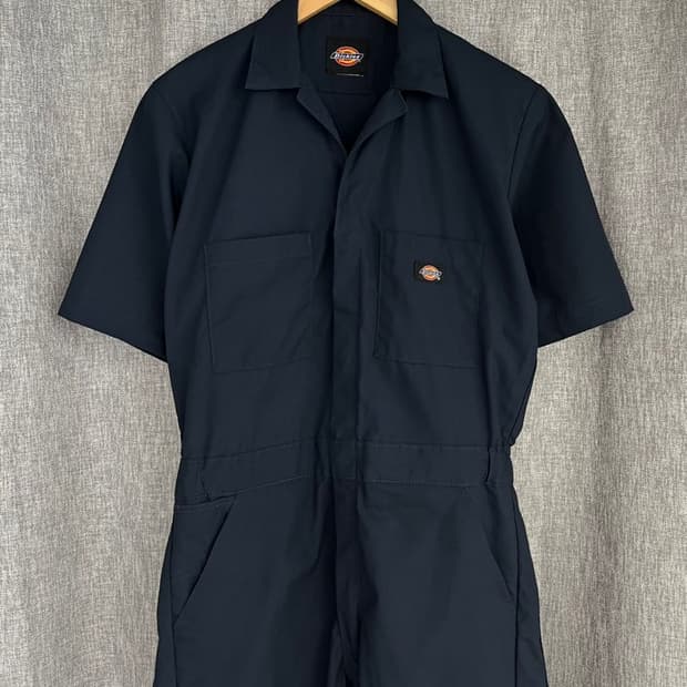 디키즈 반팔 오버롤/#3436