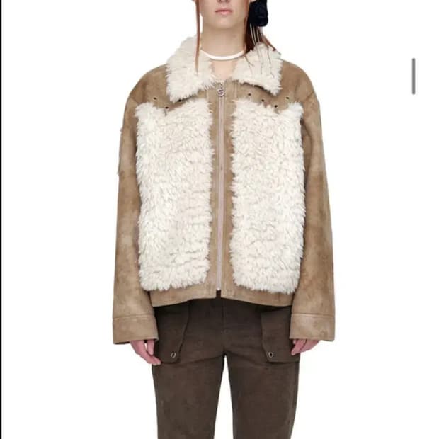 세릭 퍼자켓 정가 358000원 BULKY FUR COLLAR SHEA