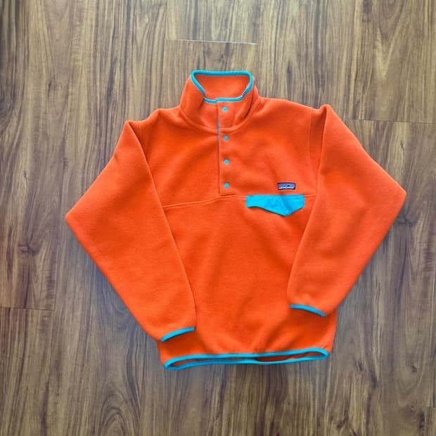 10s 파타고니아 신칠라 스냅-T 오렌지/터콰이즈