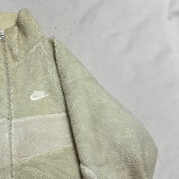 L 나이키 빅스우시 리버시블 나일론 플리스 자켓