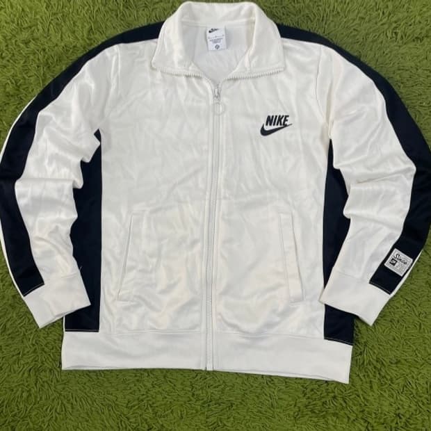 나이키 화이트 트랙탑 져지집업 95/M