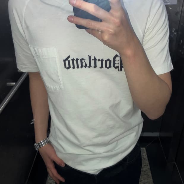 Number Nine portland T-shirt 08aw