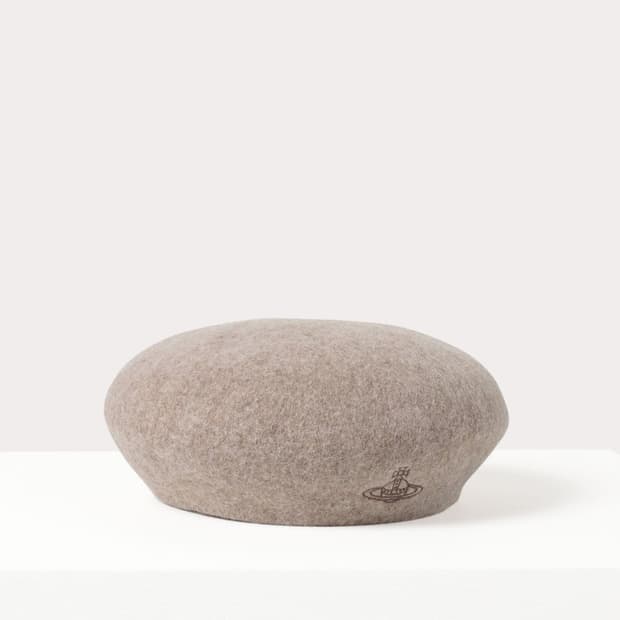 비비안웨스트우드 베레모 모카브라운