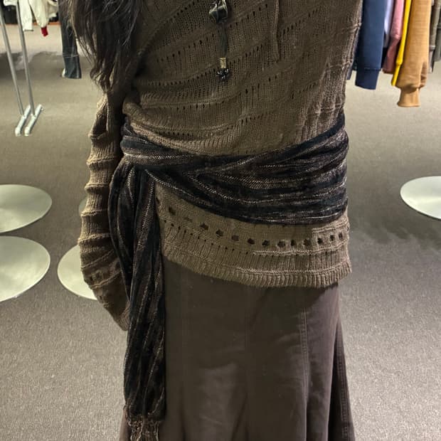 Japanese vintage 줄무늬 머플러