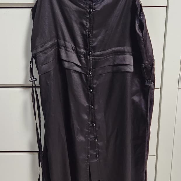 HIDE 레이스 롱 뷔스티에