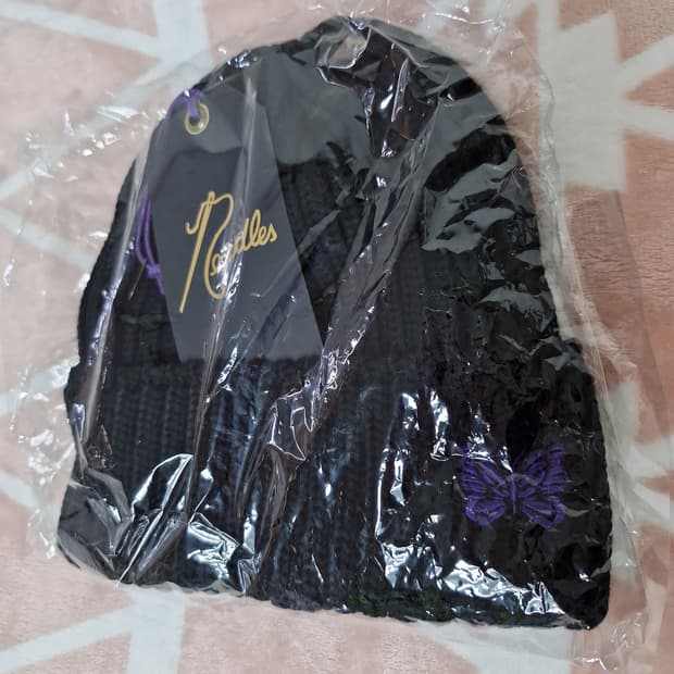 [새상품] 니들스 메리노 울 워치 캡 블랙 비니