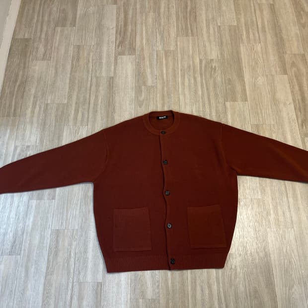 드로우핏 가디건 XLarge 주황색