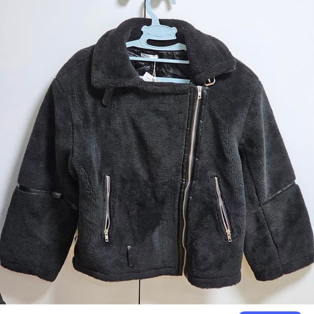 빈티지 블랙 무스탕 데드스탁 새상품