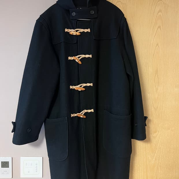 Schott 더플코트 블랙 L