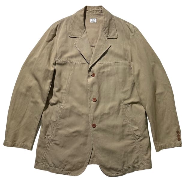 CP컴퍼니 코튼 블렌드 싱글 3B 블레이저 스포츠코트