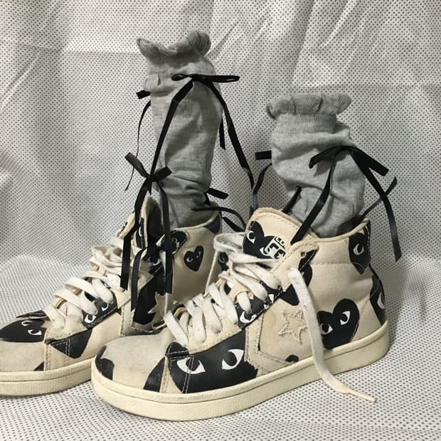 comme des garcons play 슈즈 