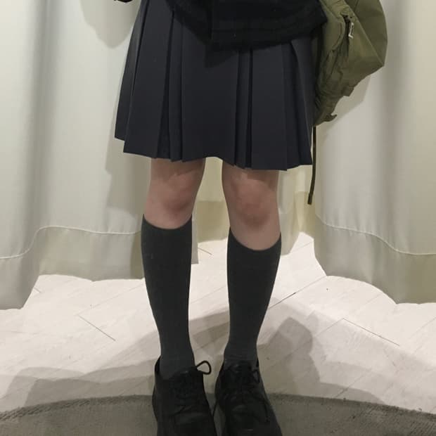 pine pleats skirt