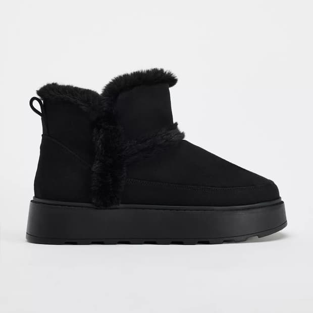 자라 블랙 어그부츠 230 (실사O)