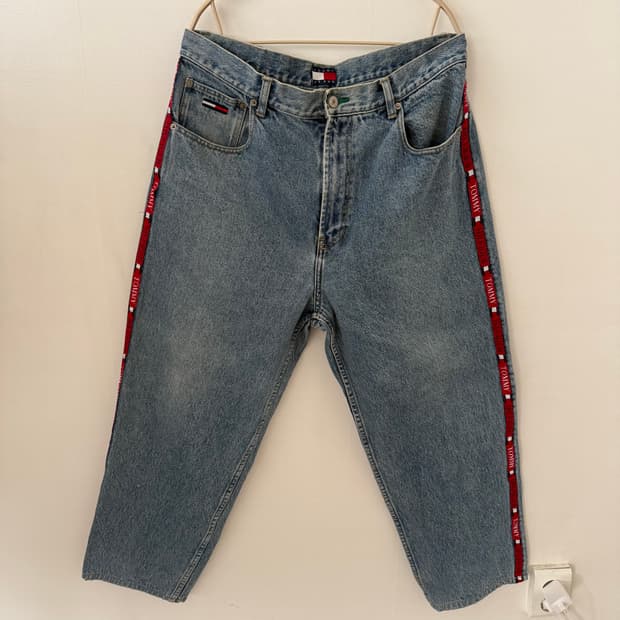 타미힐피거 데님 팬츠[사이드로고]36/30