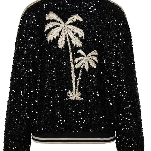 팜엔젤스 수아에 시퀸 봄버자켓