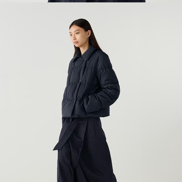 유니클로 C 다운쇼트자켓 m