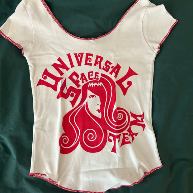 히스테릭글래머깔 빈티지 티셔츠