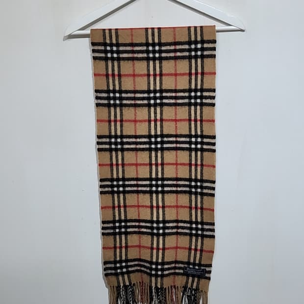 (정품) 버버리 캐시미어 머플러 노바체크 목도리 램스울 
