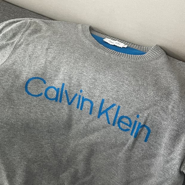 캘빈클라인 그레이 스웨터 긴팔